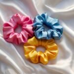 3 Silk Scrunchies Bundle (RANDOM COLORS)
